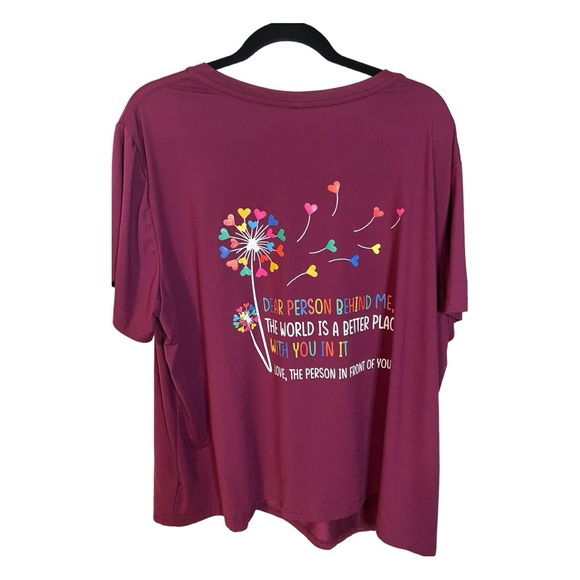 A cute plus size t-shirt in size 2-3X - Picture 5 of 5